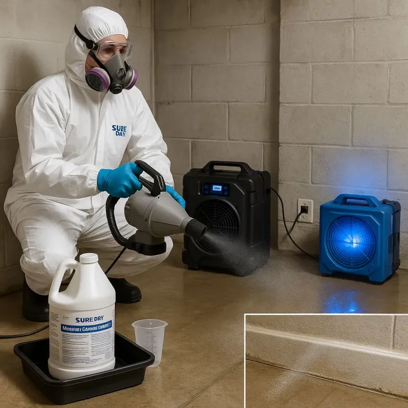 Sanitization and Odor Removal process in Brices Creek, NC